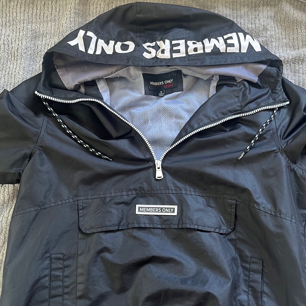 “Members only” windbreaker
